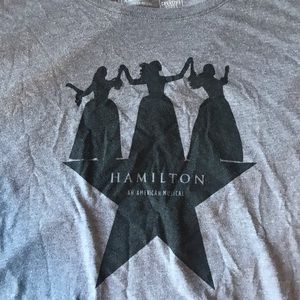 Official Hamilton the Musical Broadway show shirt